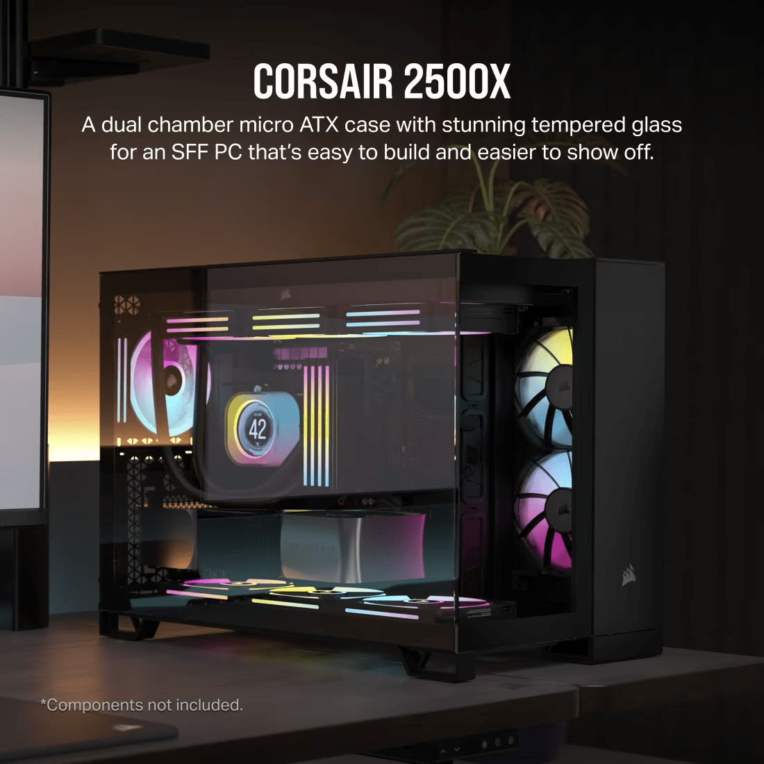 CORSAIR 2500X Mid-Tower Dual Chamber PC Case-2-Nano Komputer
