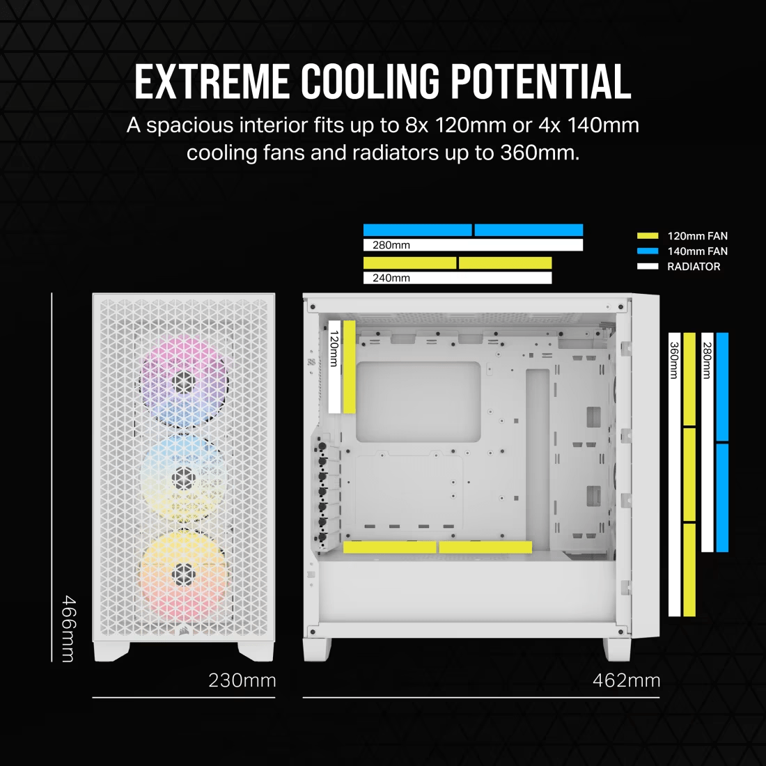 CORSAIR 3000D RGB AIRFLOW Mid-Tower PC Case-3-Nano Komputer