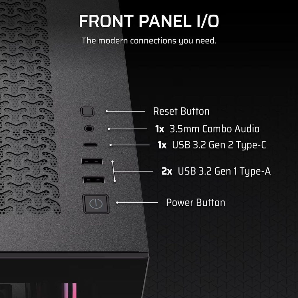 CORSAIR 3500X RS-R ARGB Mid-Tower PC Case-7-Nano Komputer