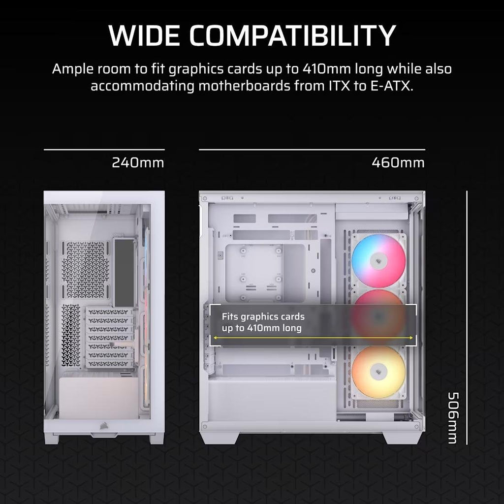 CORSAIR 3500X RS-R ARGB Mid-Tower PC Case-8-Nano Komputer