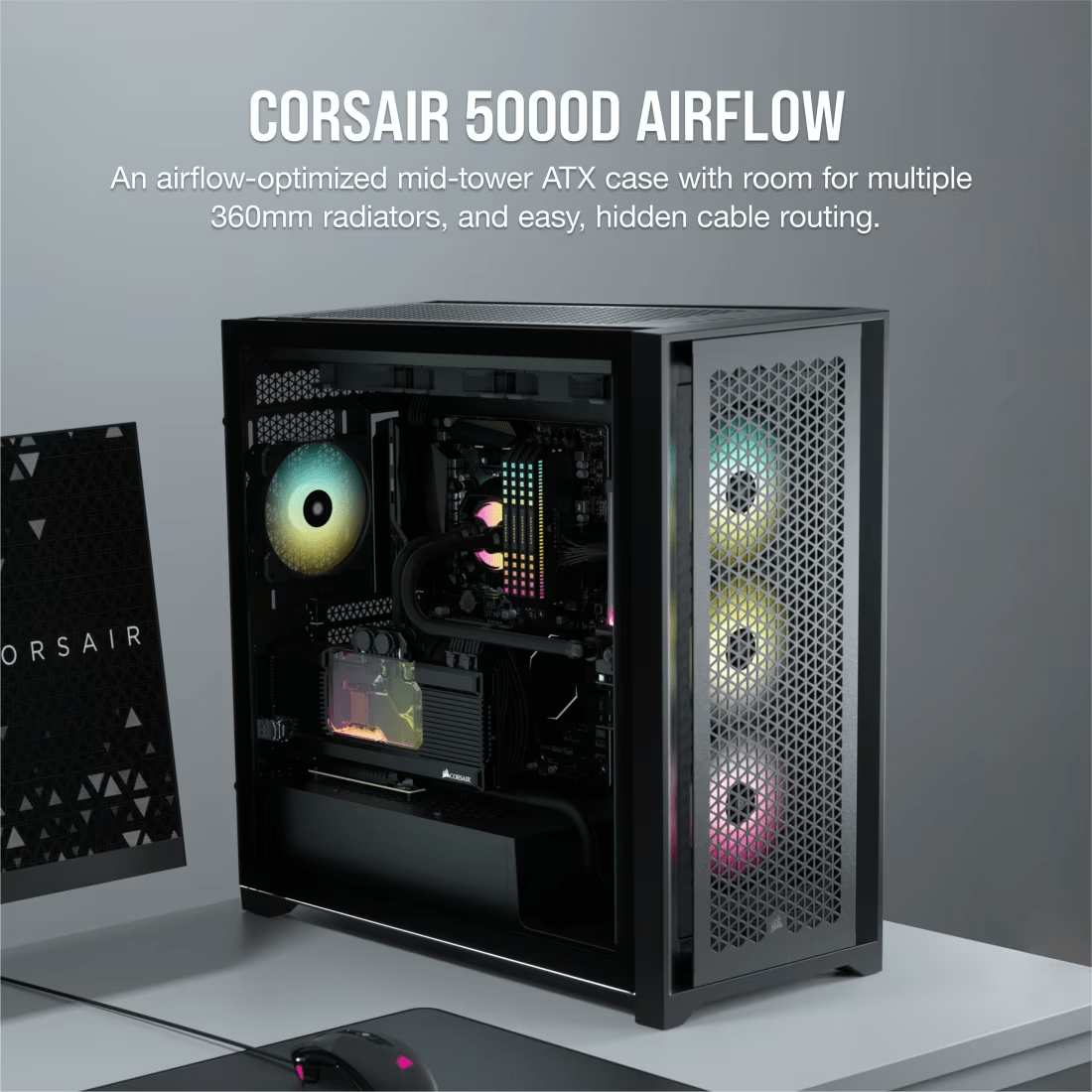 CORSAIR 5000D AIRFLOW Tempered Glass Mid-Tower ATX PC Case-2-Nano Komputer