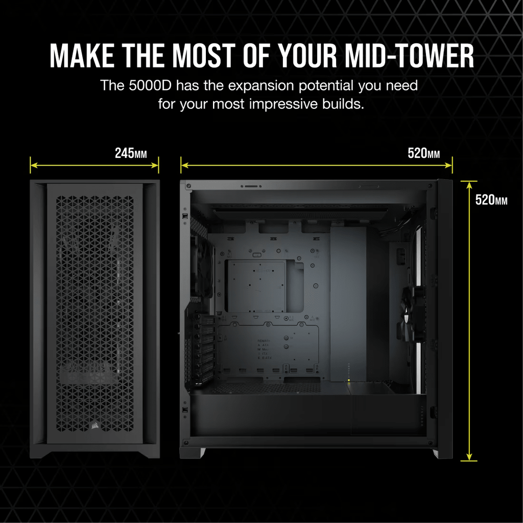 CORSAIR 5000D AIRFLOW Tempered Glass Mid-Tower ATX PC Case-4-Nano Komputer