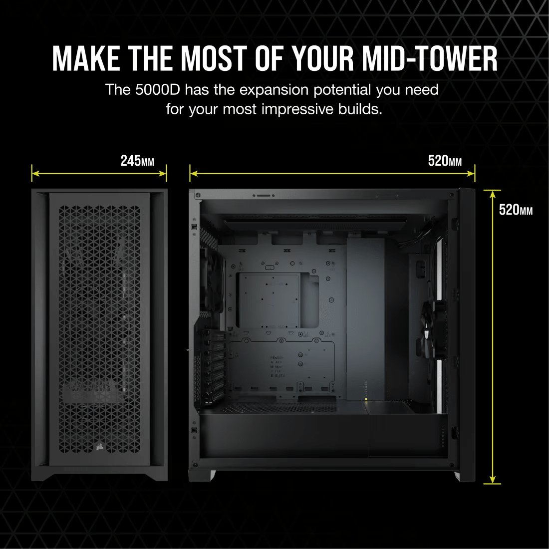 CORSAIR 5000D AIRFLOW Tempered Glass Mid-Tower ATX PC Case-4-Nano Komputer