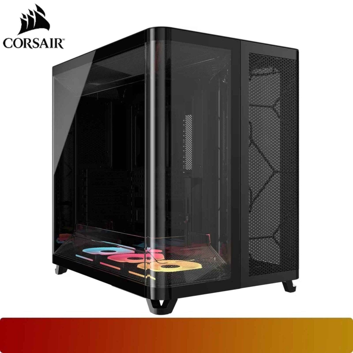 CORSAIR AIR 5400 LX - R RGB iCUE LINK Triple Chamber Mid - Tower PC Case - 8 - Nano Komputer