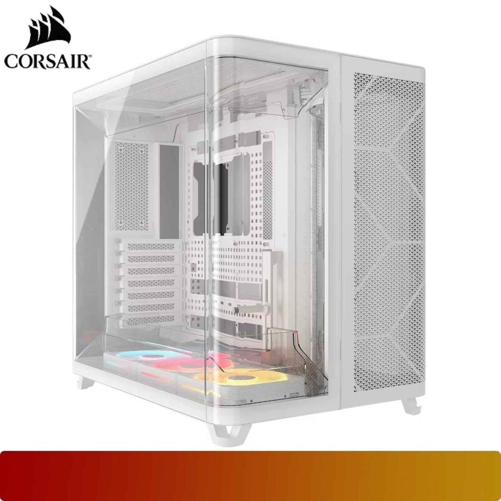 CORSAIR AIR 5400 LX - R RGB iCUE LINK Triple Chamber Mid - Tower PC Case - 9 - Nano Komputer