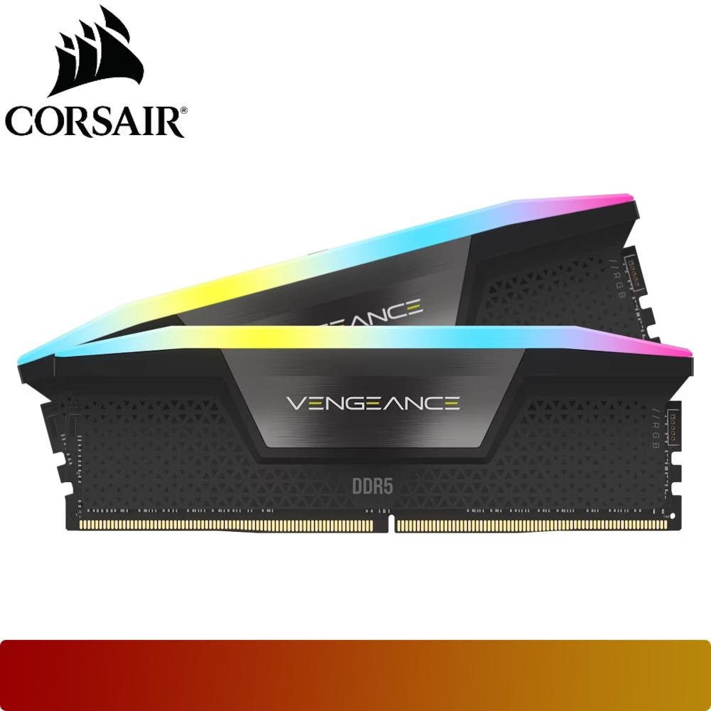 CORSAIR CMH64GX5M2B5600Z36K VENGEANCE RGB 64GB (2x32GB) DDR5 5600MT/s CL36 Kit Grey-1-Nano Komputer