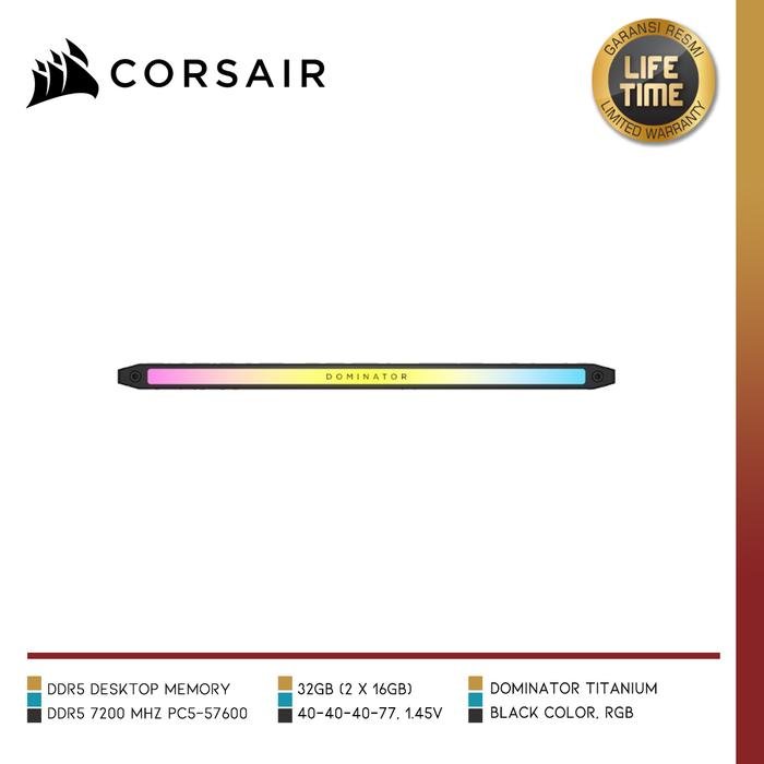 CORSAIR CMP32GX5M2X7200C34 | Dominator Titanium RGB (2x16GB) DDR5 7200 - 3 - Nano Komputer