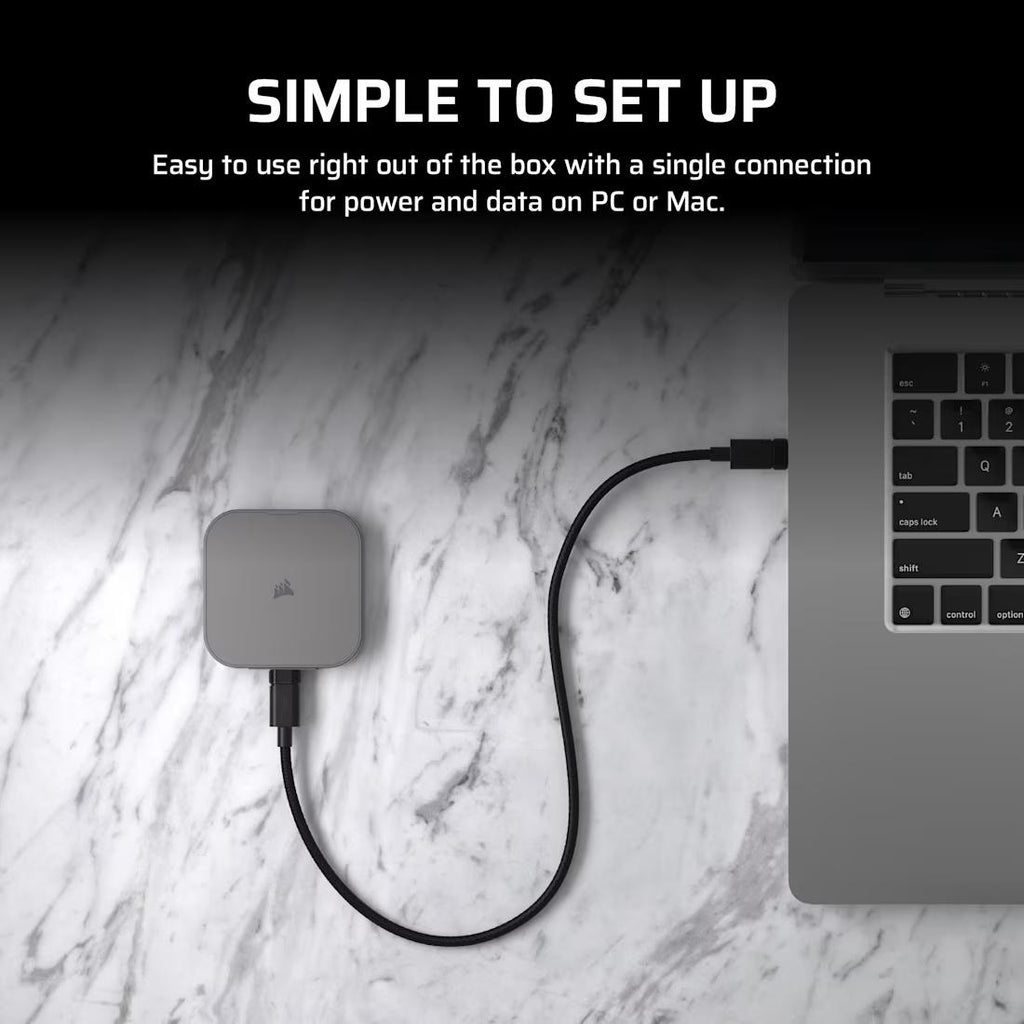 CORSAIR EX400U 4TB USB4 External SSD - 6 - Nano Komputer