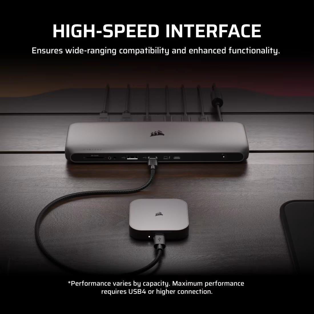 CORSAIR EX400U 4TB USB4 External SSD - 5 - Nano Komputer