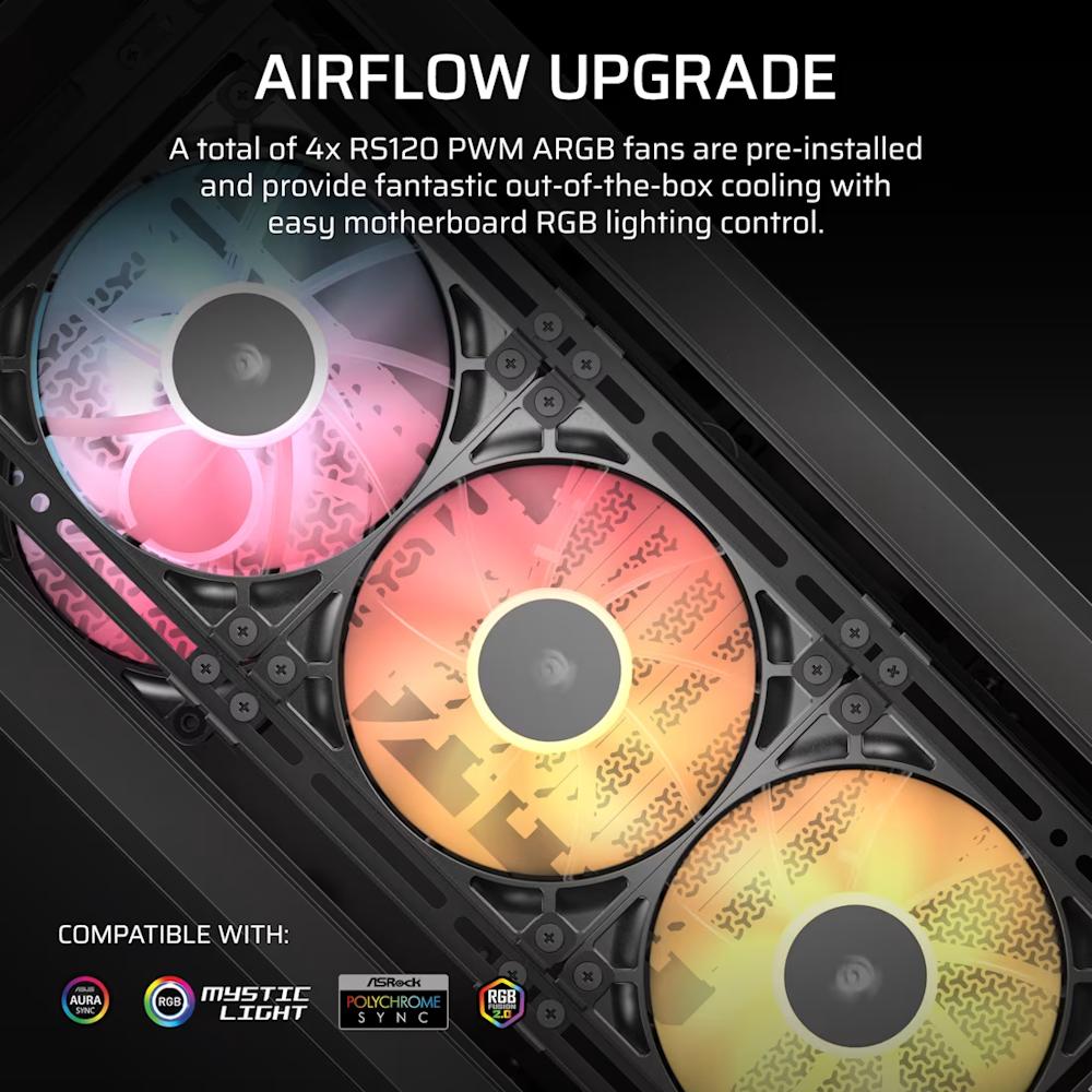 CORSAIR FRAME 4000D LCD RS ARGB Premium Mid - Tower PC Case - 4 - Nano Komputer