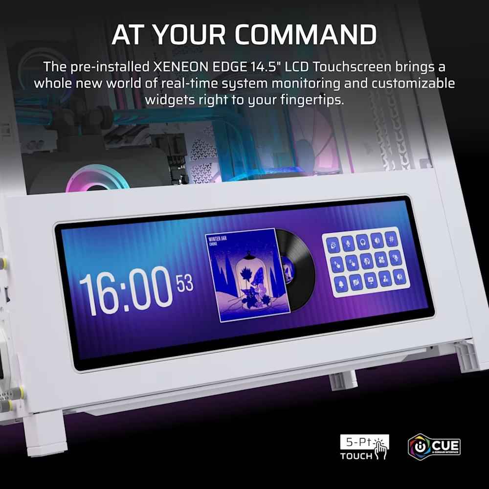 CORSAIR FRAME 4000D LCD RS ARGB Premium Mid - Tower PC Case - 3 - Nano Komputer