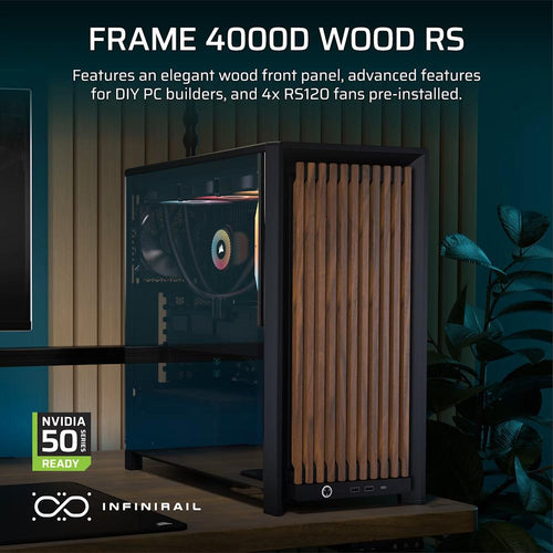 CORSAIR FRAME 4000D WOOD RS Modular Mid-Tower PC Case-2-Nano Komputer