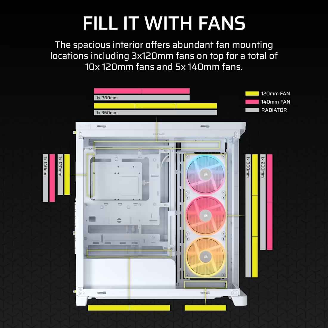 CORSAIR FRAME 4500X LX - R RGB iCUE LINK Panoramic Glass Mid - Tower PC Case - 7 - Nano Komputer
