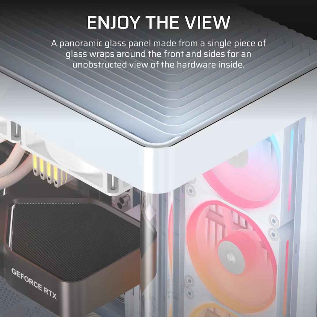 CORSAIR FRAME 4500X LX - R RGB iCUE LINK Panoramic Glass Mid - Tower PC Case - 3 - Nano Komputer