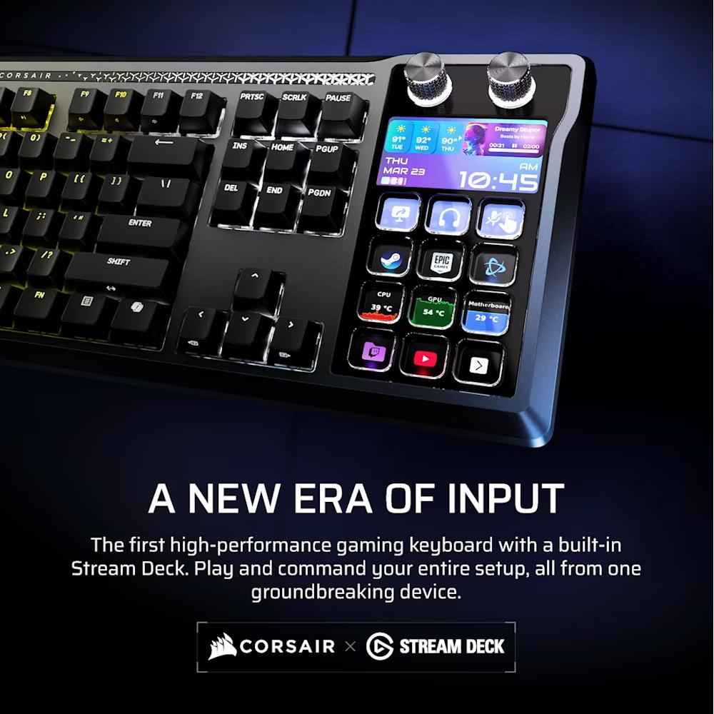 CORSAIR GALLEON 100 SD Stream Deck - Integrated Mechanical Keyboard - 2 - Nano Komputer