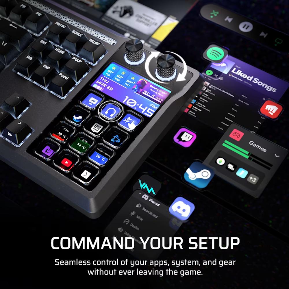 CORSAIR GALLEON 100 SD Stream Deck - Integrated Mechanical Keyboard - 4 - Nano Komputer