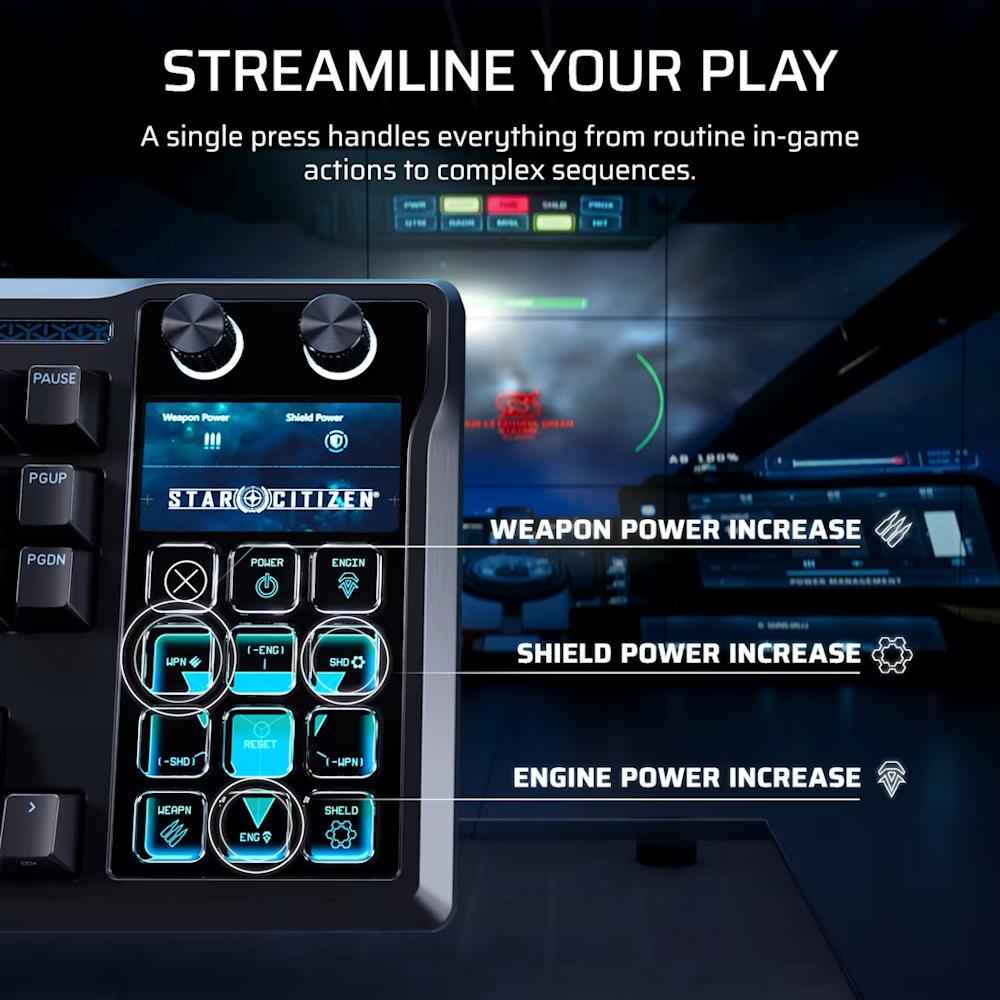 CORSAIR GALLEON 100 SD Stream Deck - Integrated Mechanical Keyboard - 3 - Nano Komputer