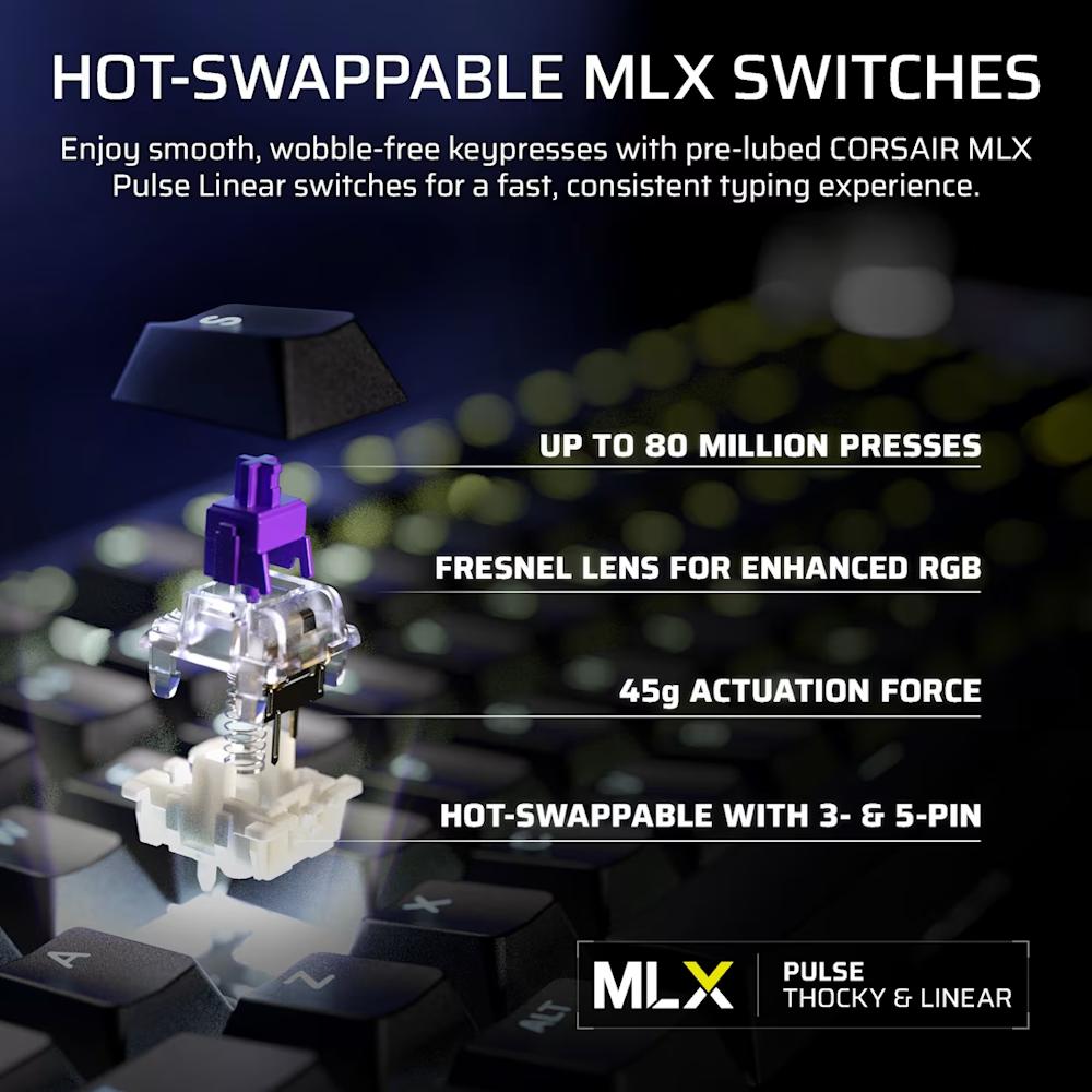 CORSAIR GALLEON 100 SD Stream Deck - Integrated Mechanical Keyboard - 7 - Nano Komputer