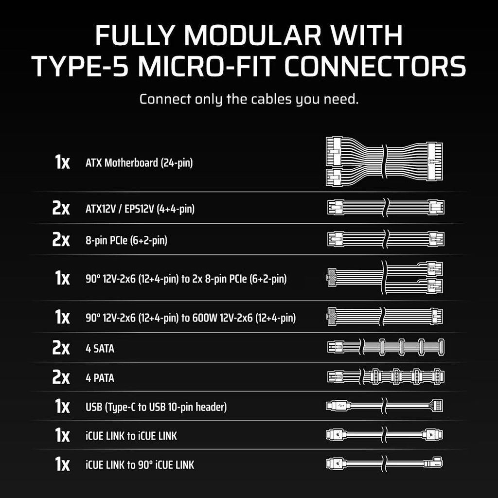 CORSAIR HX1000i SHIFT (CP - 9020265 - EU) - 7 - Nano Komputer