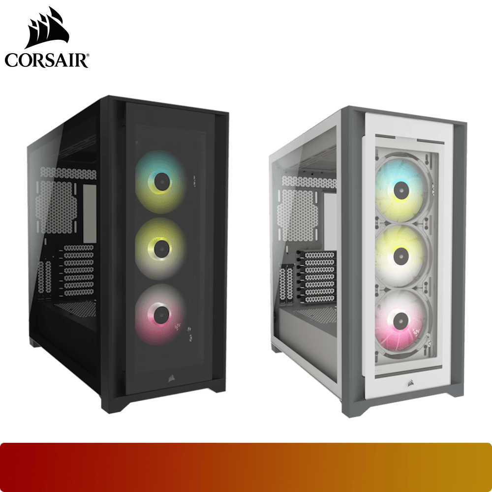 CORSAIR iCUE 5000X RGB Tempered Glass Mid-Tower ATX PC Smart Case-1-Nano Komputer