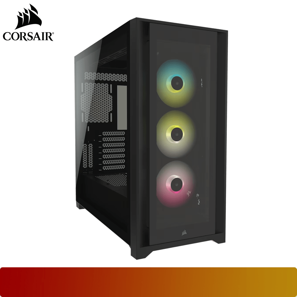 CORSAIR iCUE 5000X RGB Tempered Glass Mid-Tower ATX PC Smart Case-9-Nano Komputer