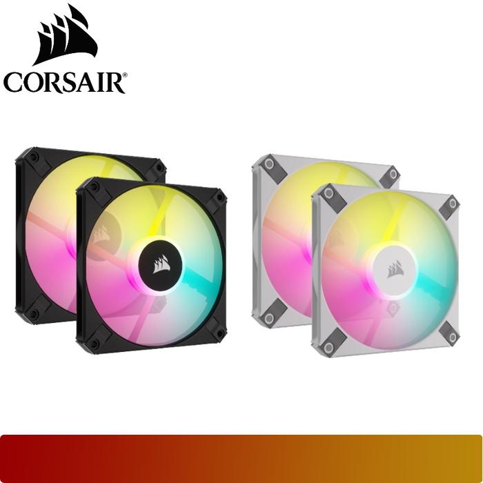 CORSAIR iCUE AF120 RGB SLIM 120mm PWM Fluid Dynamic Bearing Fan Twin Pack-1-Nano Komputer