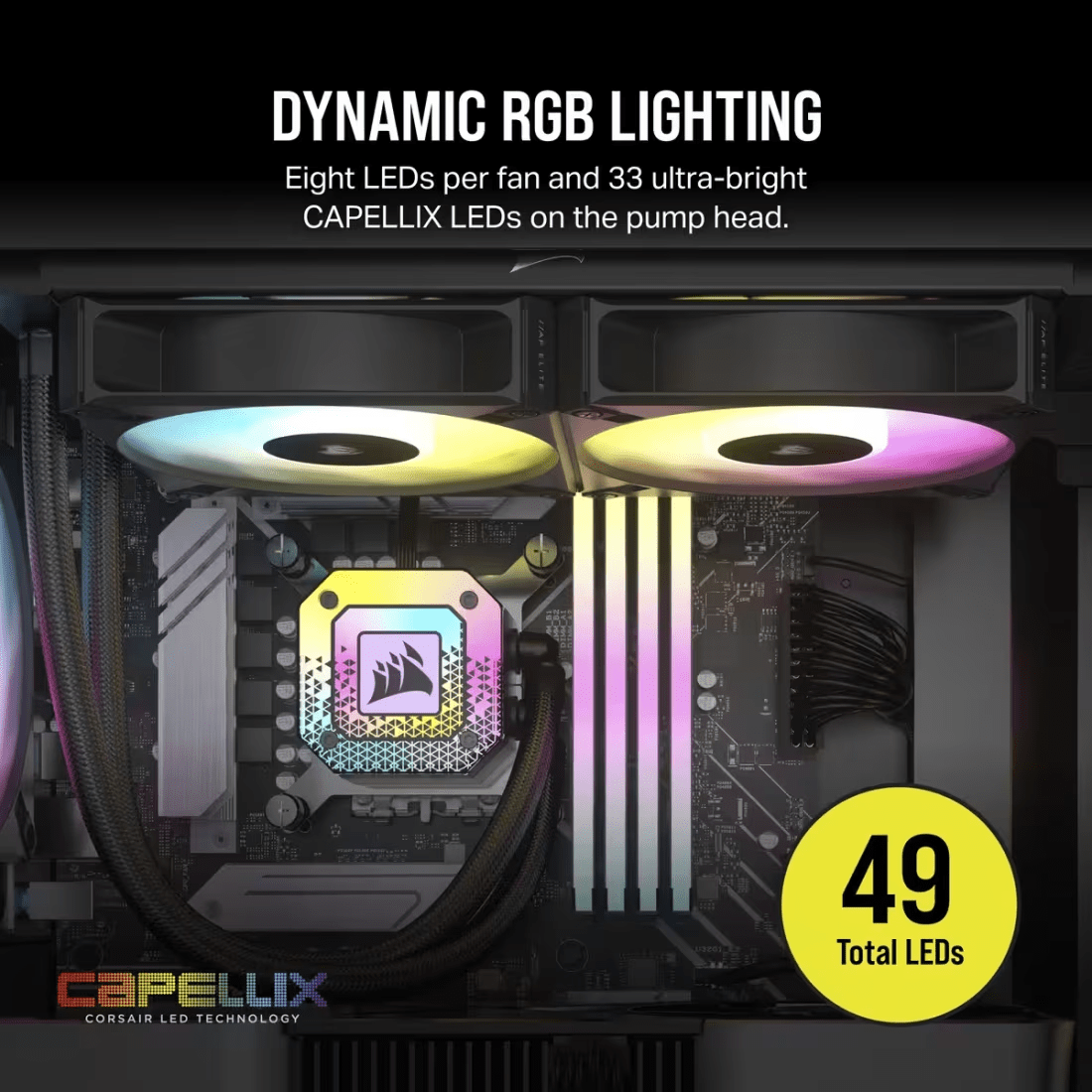 CORSAIR iCUE H100i ELITE CAPELLIX XT Liquid CPU Cooler - 4 - Nano Komputer
