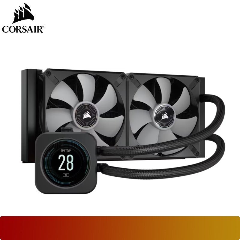 CORSAIR iCUE H100i ELITE LCD Display Liquid CPU Cooler - 2 - Nano Komputer