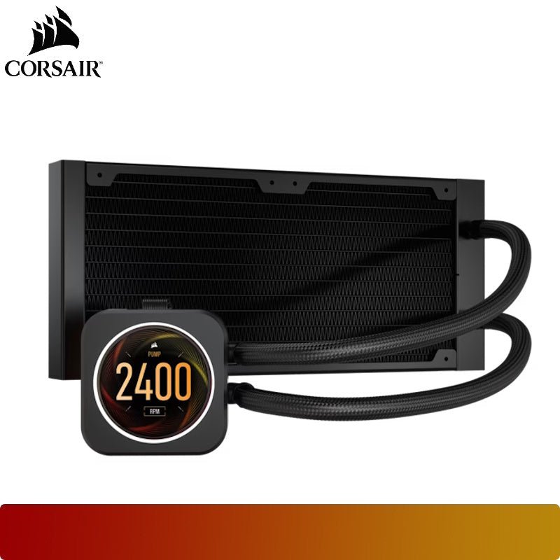 CORSAIR iCUE H100i ELITE LCD Display Liquid CPU Cooler - 3 - Nano Komputer