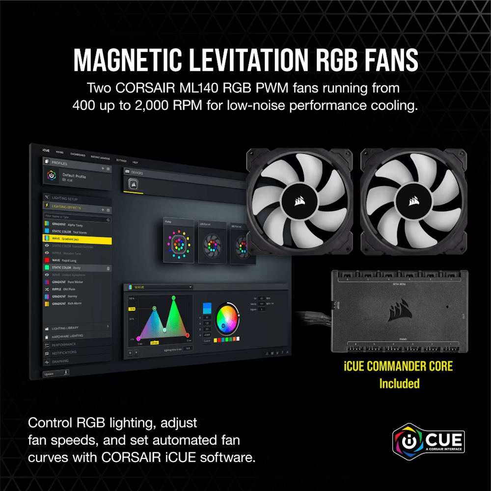 Corsair iCUE H115i ELITE CAPELLIX Liquid CPU Cooler-6-Nano Komputer