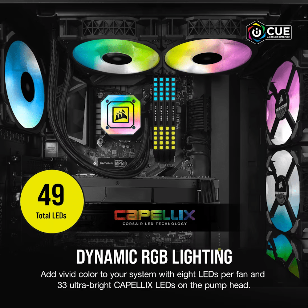 Corsair iCUE H115i ELITE CAPELLIX Liquid CPU Cooler-5-Nano Komputer