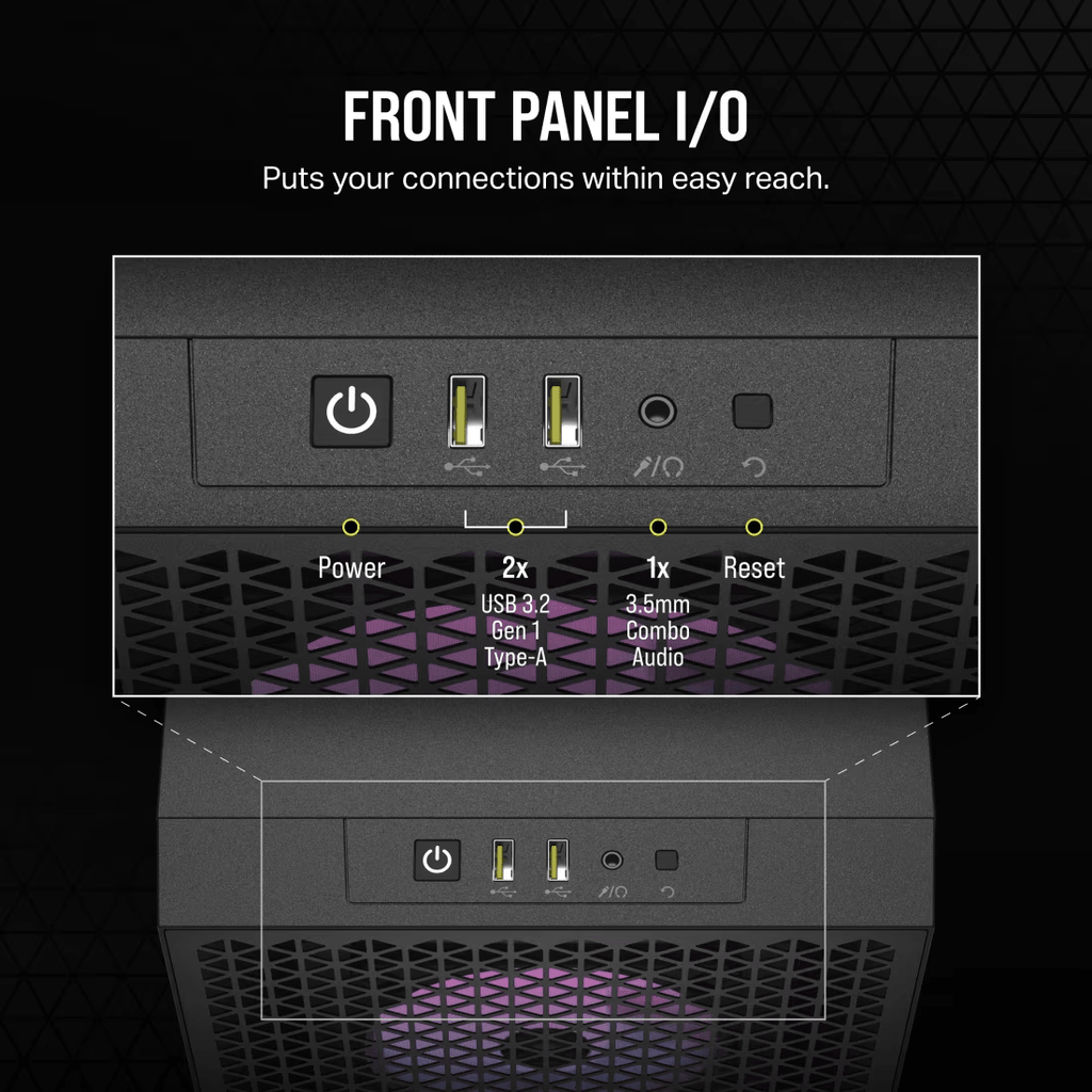 CORSAIR iCUE LINK 2500X RGB-6-Nano Komputer