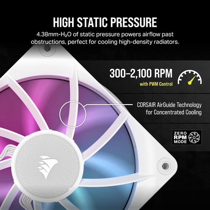 CORSAIR iCUE LINK RX120 RGB 120mm PWM Fan Triple Starter Kit - 4 - Nano Komputer