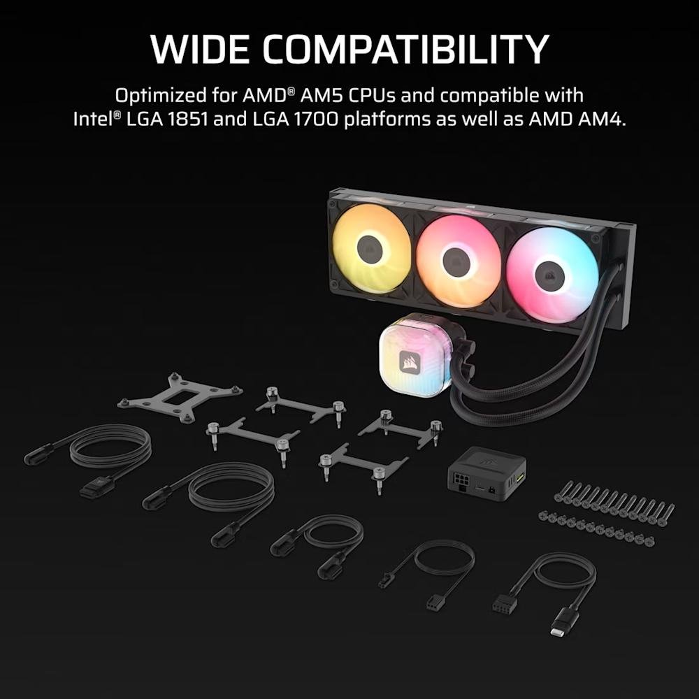 CORSAIR iCUE LINK TITAN II 360 RX RGB AIO Liquid CPU Cooler-4-Nano Komputer