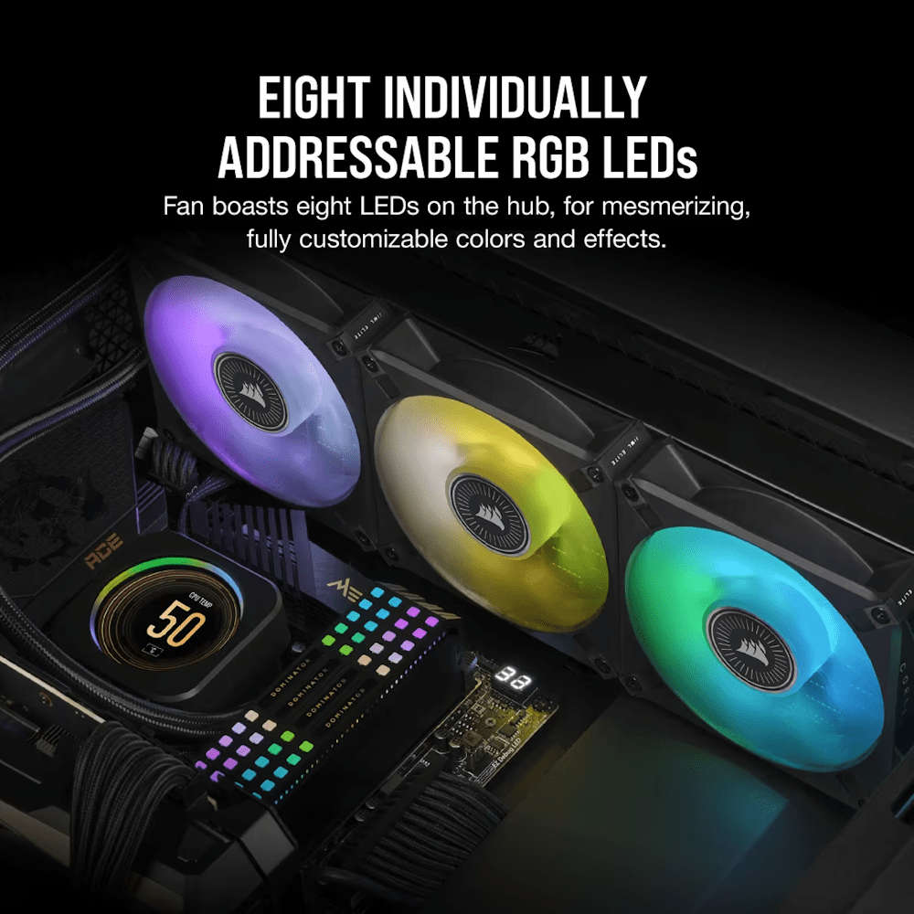 CORSAIR iCUE ML140 RGB ELITE Premium 140mm PWM Single Pack-7-Nano Komputer