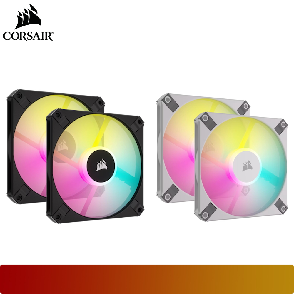 CORSAIR iCUE SP140 RGB ELITE Performance 140mm PWM Fan Dual Fan Kit with Lighting Node CORE-1-Nano Komputer