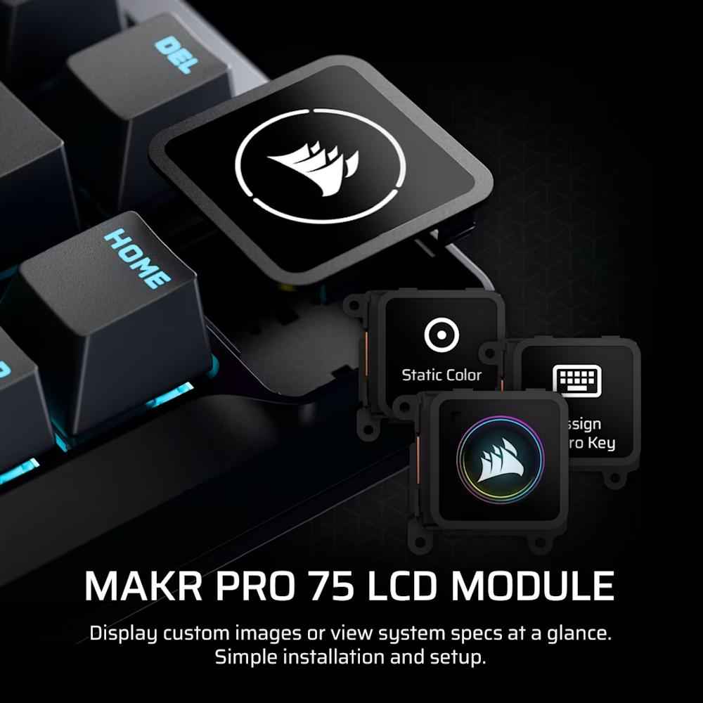 CORSAIR MAKR PRO 75 Hall Effect DIY Keyboard - 4 - Nano Komputer