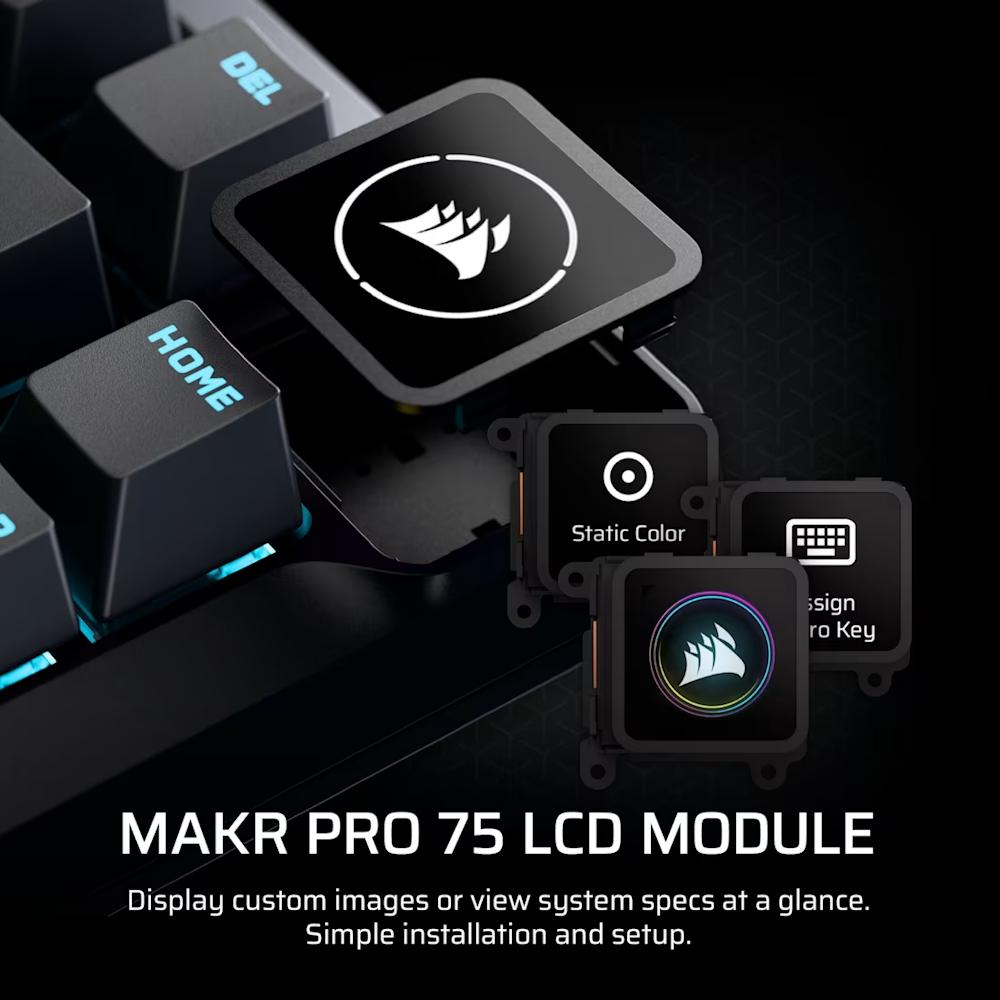 CORSAIR MAKR PRO 75 Hall Effect DIY Keyboard - 4 - Nano Komputer