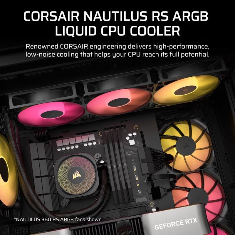 CORSAIR NAUTILUS 240 RS ARGB Liquid CPU Cooler - 2 - Nano Komputer
