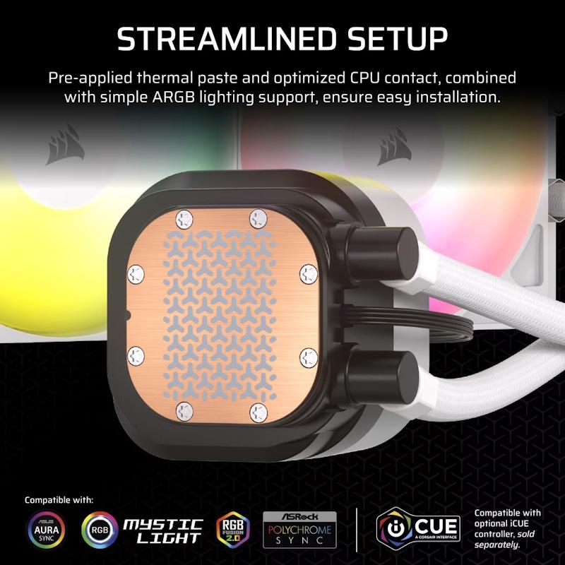 CORSAIR NAUTILUS 240 RS ARGB Liquid CPU Cooler - 3 - Nano Komputer