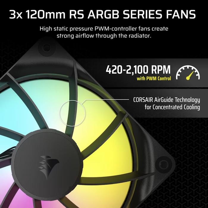 CORSAIR NAUTILUS 360 RS ARGB Liquid CPU Cooler - 3 - Nano Komputer