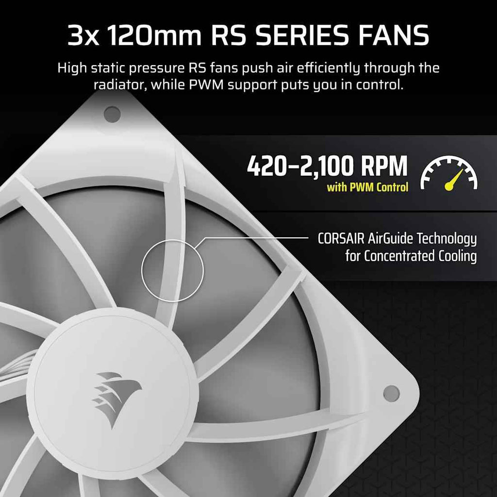 CORSAIR NAUTILUS 360 RS LCD Liquid CPU Cooler - 5 - Nano Komputer