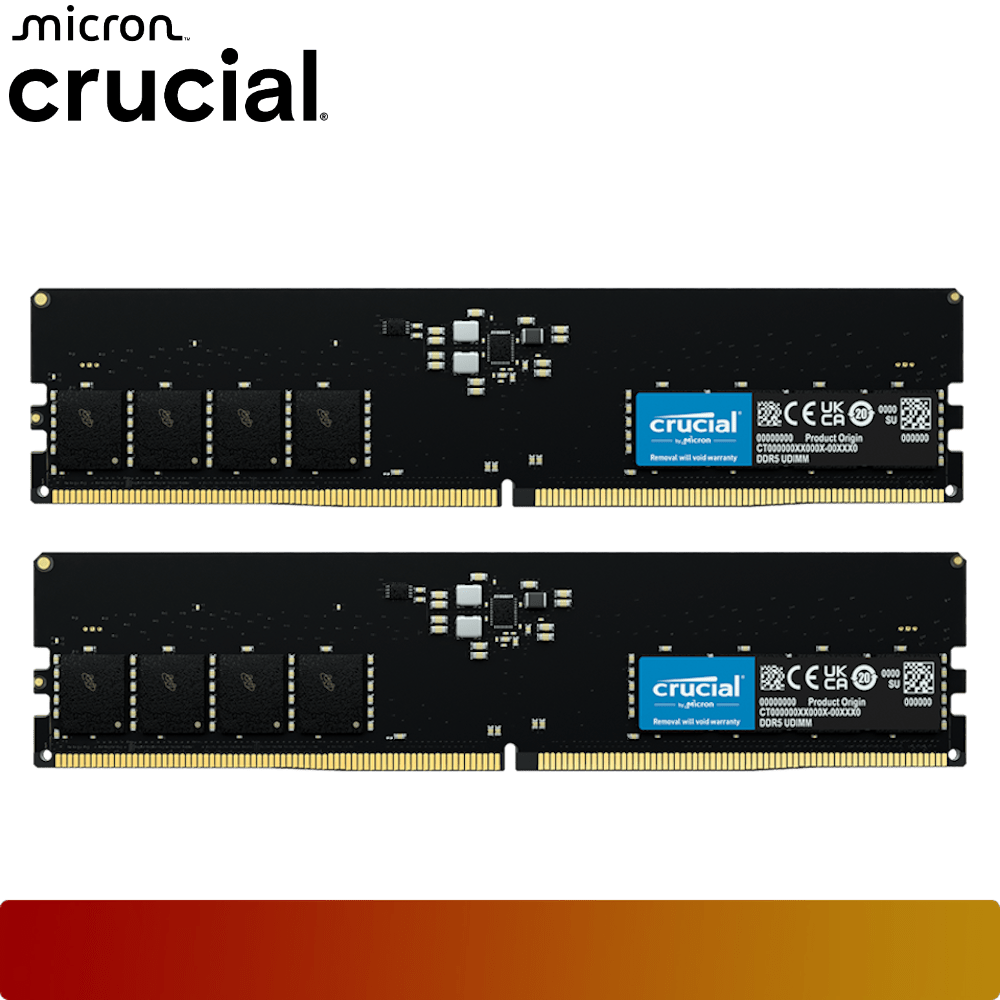 Crucial Classic DDR5 128GB Kit (64GBx2) 5600 MT/s CL46 - 2 - Nano Komputer