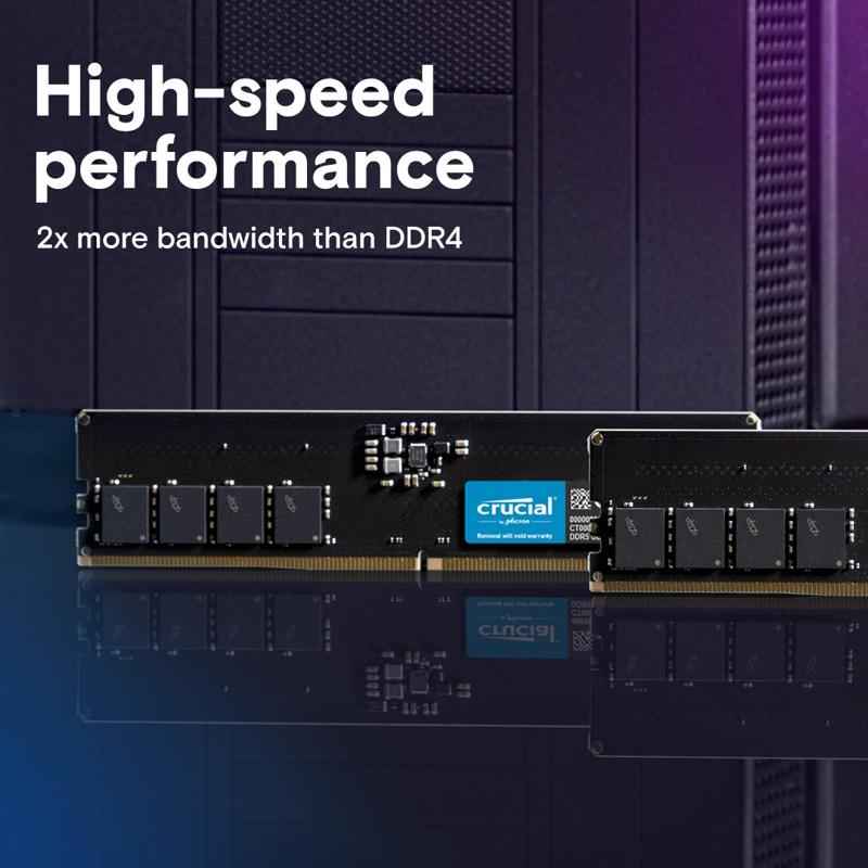 Crucial Classic DDR5 128GB Kit (64GBx2) 5600 MT/s CL46 - 3 - Nano Komputer