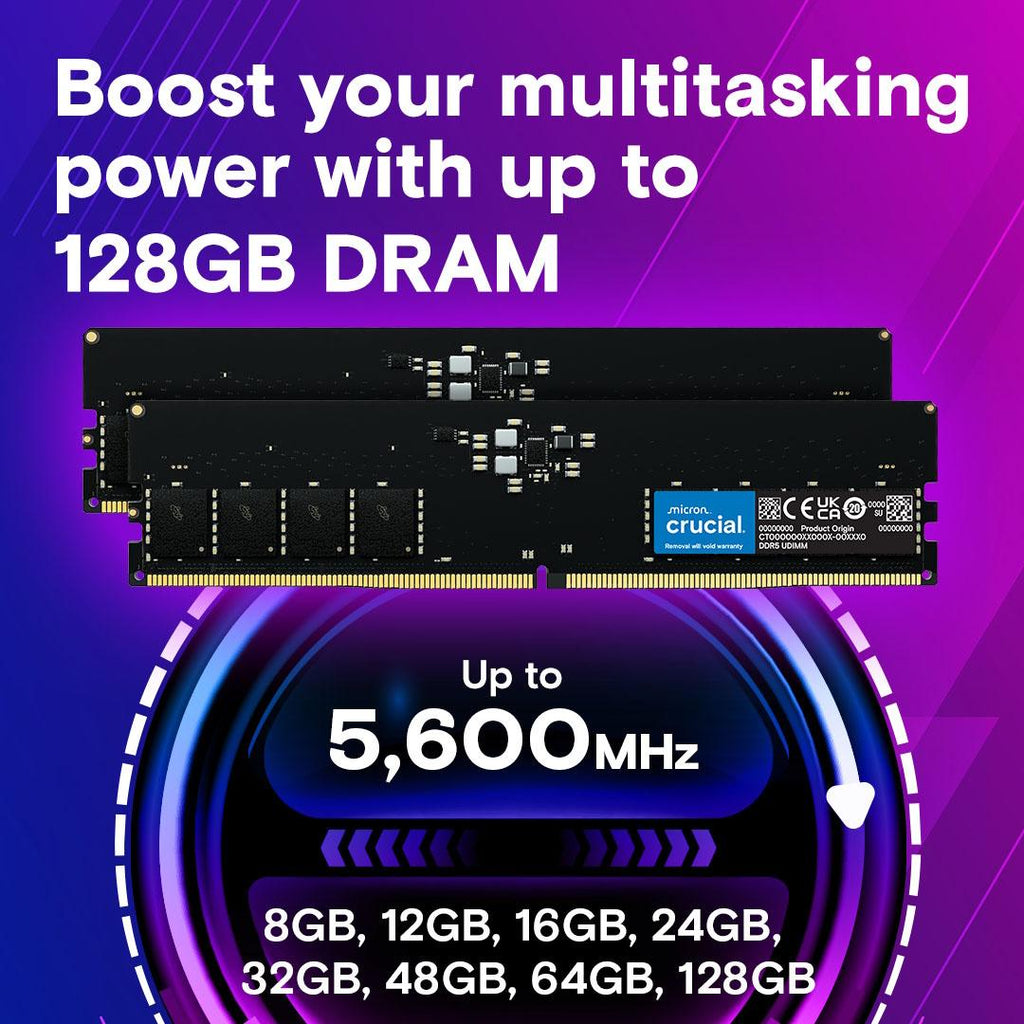 Crucial Classic DDR5 64GB (64GBx1) 5600 MT/s CL46 - 3 - Nano Komputer