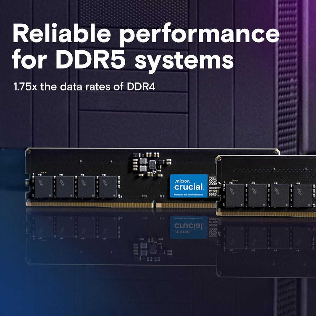 Crucial Classic DDR5 64GB (64GBx1) 5600 MT/s CL46 - 2 - Nano Komputer