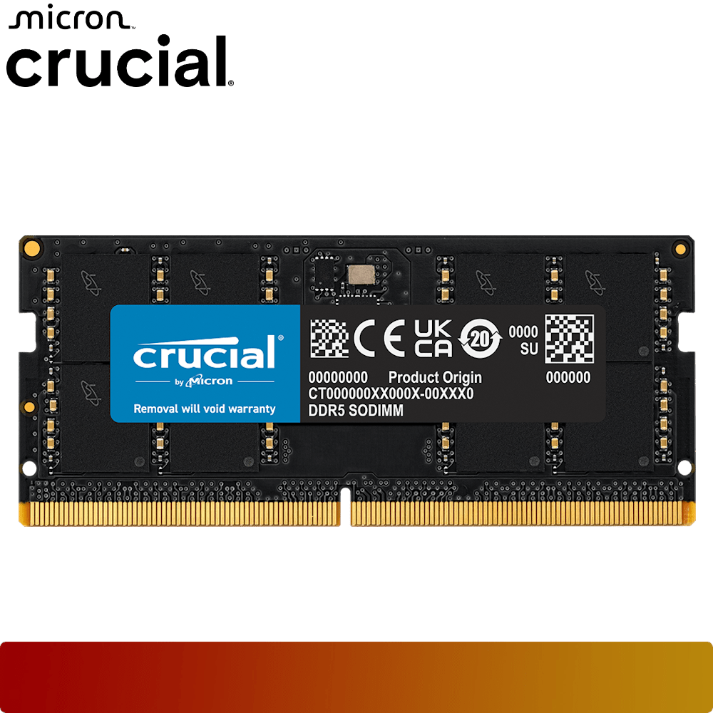 Crucial DDR5 32GB (1 x 32GB) 5600 MT/s CL46 SODIMM - 1 - Nano Komputer