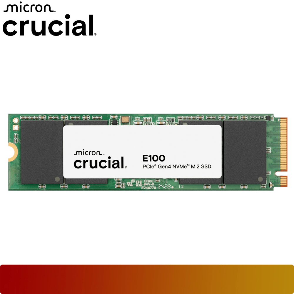 Crucial E100 1TB PCIe Gen4 NVMe M.2 SSD - 1 - Nano Komputer