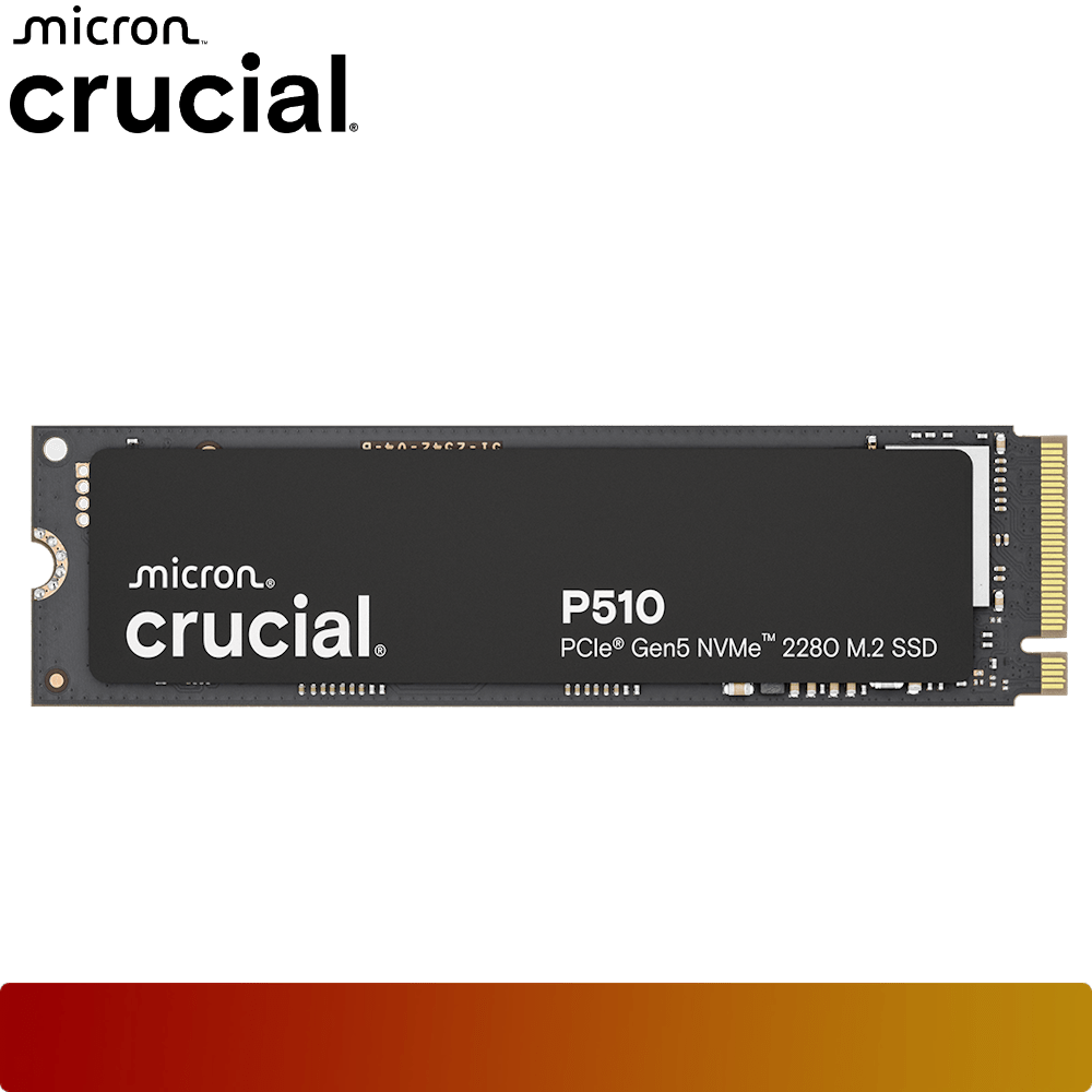 Crucial P510 1TB PCIe Gen5 NVMe M.2 SSD - 1 - Nano Komputer