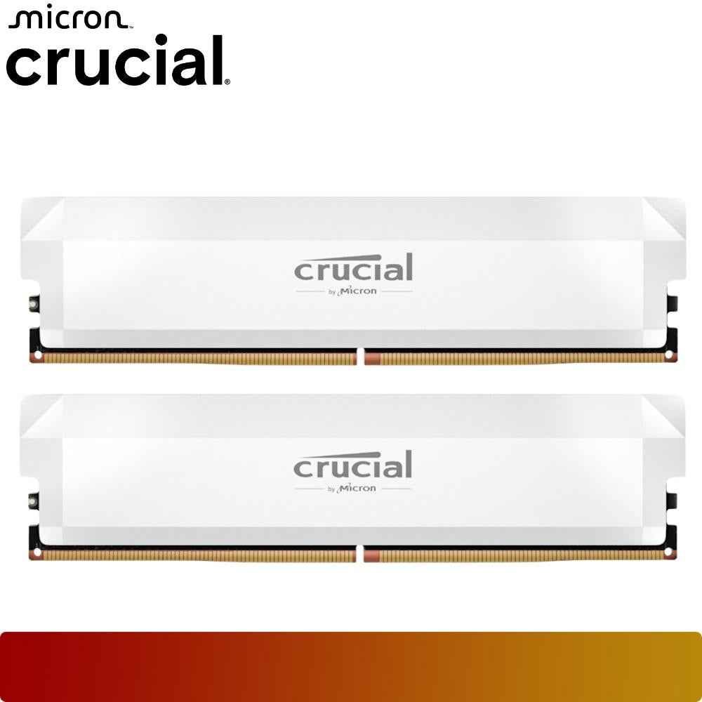Crucial Pro Overclocking DDR5 64GB Kit (2 x 32GB) 6400 MT/s CL40 White - 2 - Nano Komputer